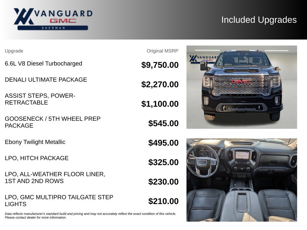 Used 2022 GMC Sierra 3500 Denali w/ Denali Ultimate Package AWD/4WD image 9