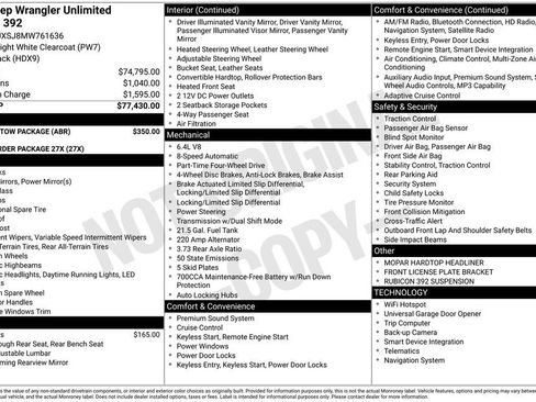 Used 2021 Jeep Wrangler Unlimited Rubicon w/ Trailer Tow Package image 3