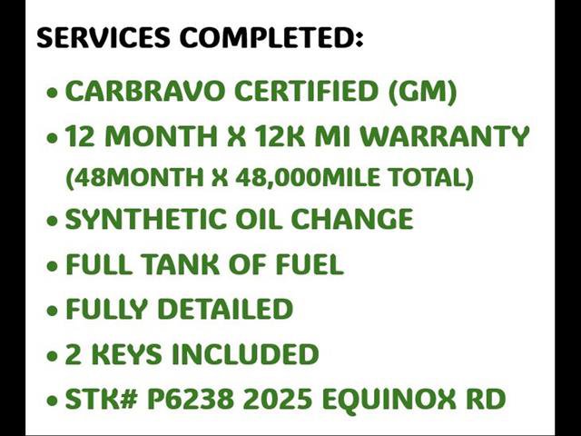 Certified 2025 Chevrolet Equinox LT w/ Convenience Package II AWD/4WD image 41
