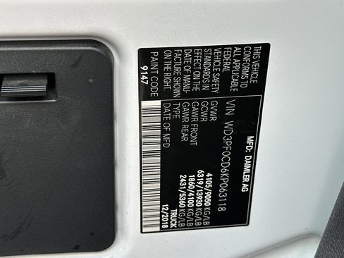 Used 2019 Mercedes-Benz Sprinter 144 Cargo image 51