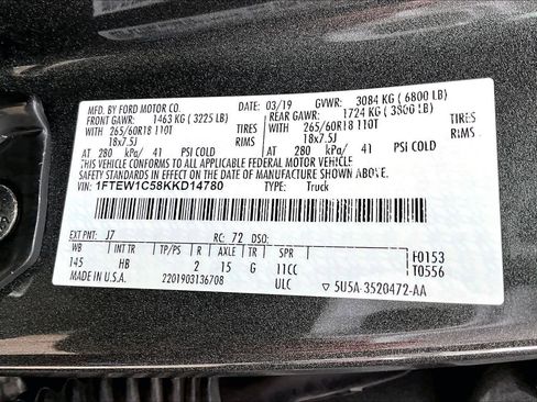 Certified 2019 Ford F150 Lariat image 34
