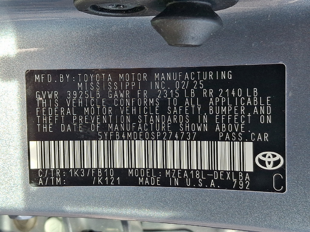 Certified 2025 Toyota Corolla LE FWD image 25