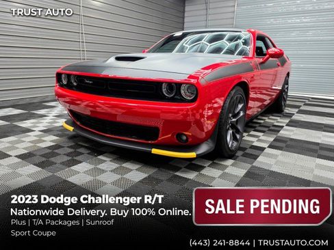 Used 2023 Dodge Challenger R/T w/ T/A Package RWD image 1