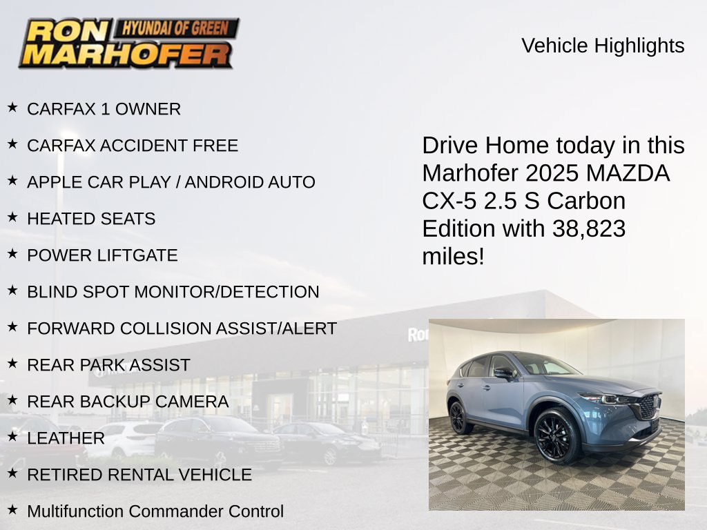 Used 2025 MAZDA CX-5 Carbon Edition AWD/4WD image 14