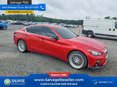 Used 2019 INFINITI Q50 Red Sport 400 w/ Cargo Package (L96) RWD image 5