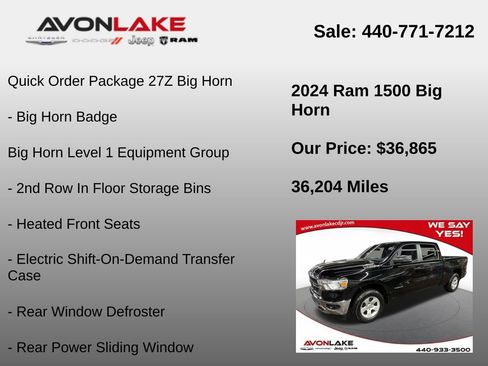 Used 2024 RAM 1500 Big Horn image 6
