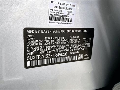 Used 2019 BMW X3 sDrive30i w/ Premium Package image 31