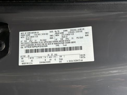 Used 2018 Ford F150 XL w/ Equipment Group 101A Mid AWD/4WD image 37