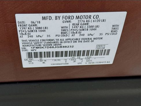 Used 2018 Ford Explorer XLT w/ Equipment Group 201A FWD image 41