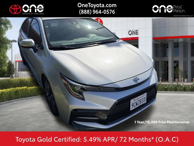 Used 2021 Toyota Corolla SE w/ Carpet Mat Package (TMS) FWD image 1