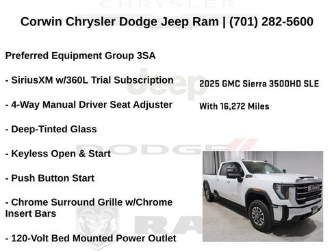 Used 2025 GMC Sierra 3500 SLE w/ Preferred Package AWD/4WD image 6