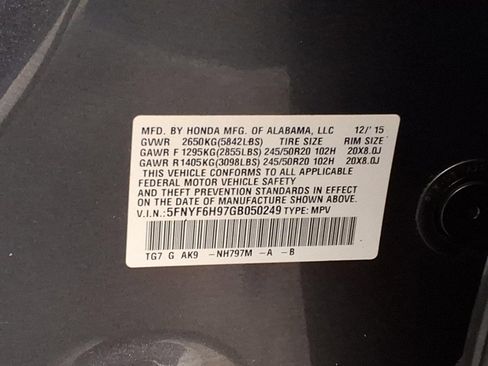 Used 2016 Honda Pilot Touring image 26