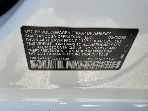 Used 2020 Volkswagen Passat 2.0T SE FWD image 10