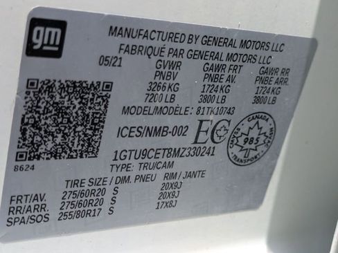 Used 2021 GMC Sierra 1500 Elevation w/ X31 Off-Road Package AWD/4WD image 39
