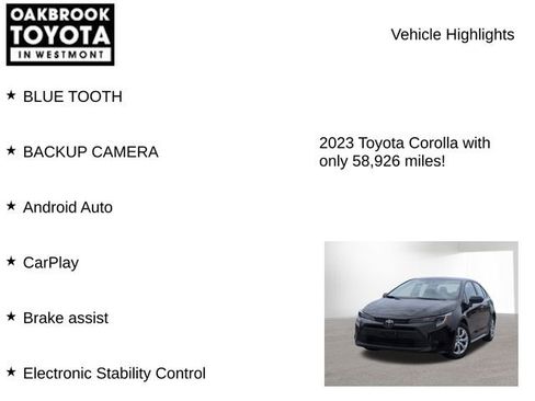 Certified 2023 Toyota Corolla LE image 7