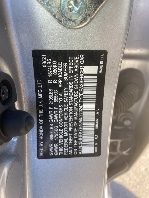 Used 2021 Honda Civic Sport image 29
