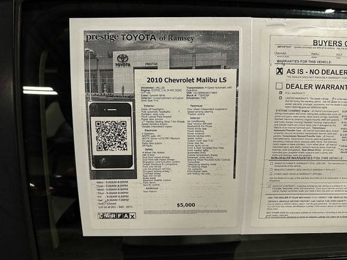 Used 2010 Chevrolet Malibu LS image 13