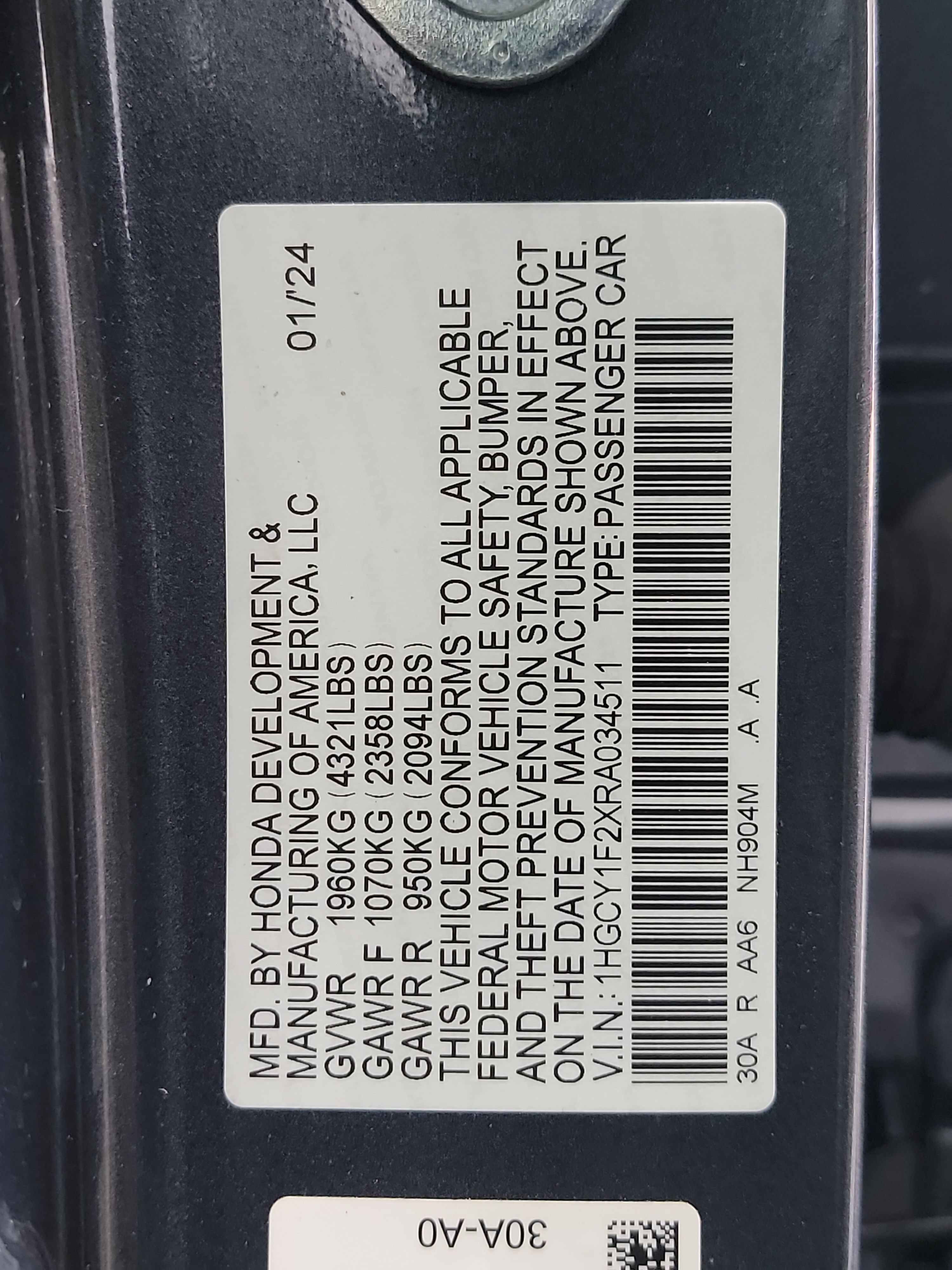 Used 2024 Honda Accord LX image 32