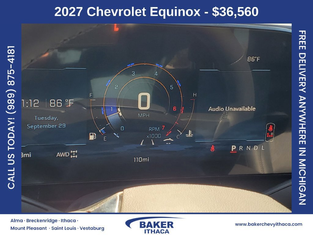 New 2027 Chevrolet Equinox LT w/ Convenience Package II AWD/4WD image 12