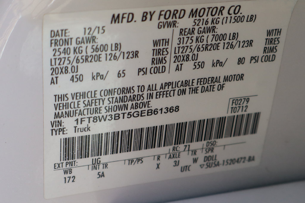 Used 2016 Ford F350 Lariat w/ Lariat Ultimate Package AWD/4WD image 56