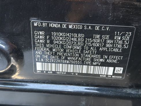 Used 2024 Honda HR-V EX-L image 26