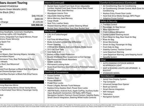 Used 2023 Subaru Ascent Touring image 41