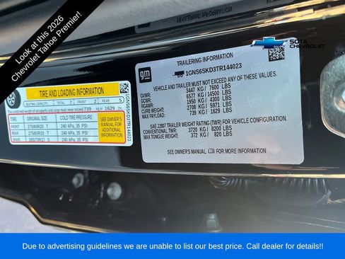 New 2026 Chevrolet Tahoe Premier image 32