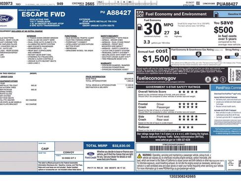 Used 2023 Ford Escape Active w/ Cold Weather Package image 16