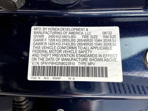 Used 2022 Honda Passport Elite image 35