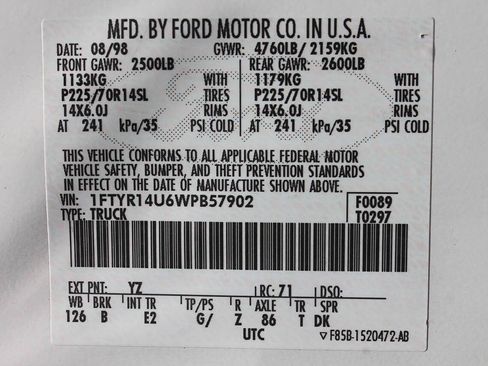 Used 1998 Ford Ranger XLT RWD image 22
