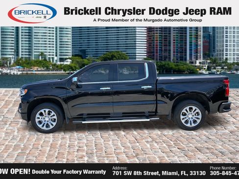Used 2024 Chevrolet Silverado 1500 LTZ w/ LPO, Dark Essentials Package RWD image 8