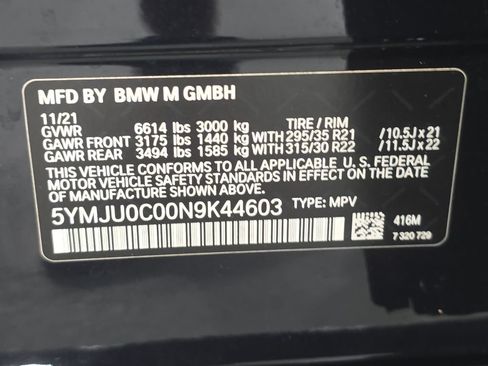 Used 2022 BMW X5 M w/ Executive Package AWD/4WD image 27