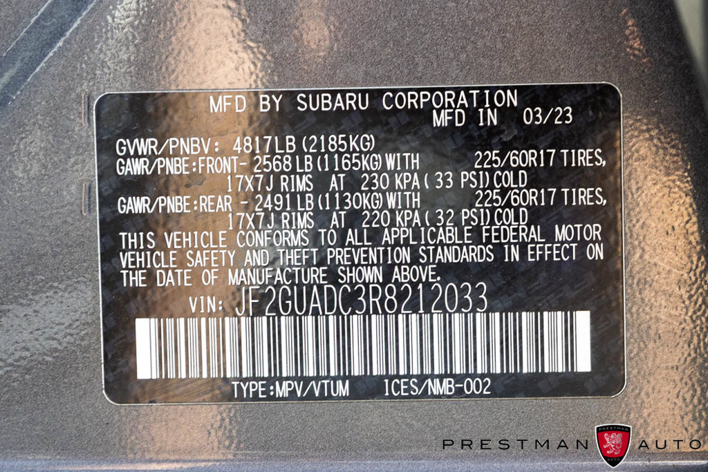 Used 2024 Subaru Crosstrek 2.0i Premium AWD/4WD image 38