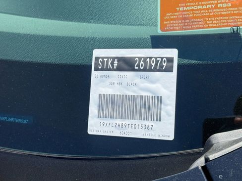 New 2026 Honda Civic Sport image 24