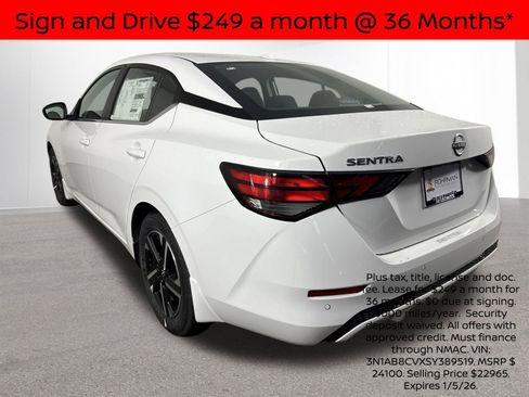 New 2025 Nissan Sentra SV w/ All-Weather Package image 31