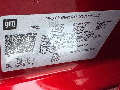 Used 2022 Chevrolet Silverado 1500 High Country w/ High Country Premium Package image 26