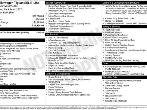 Used 2023 Volkswagen Tiguan SEL R-Line image 3