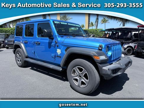 Used 2023 Jeep Wrangler Unlimited Sport w/ Sun And Sound Package AWD/4WD image 1