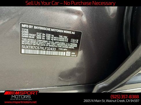 Used 2019 BMW X3 sDrive30i w/ M Sport Package 2 RWD image 27
