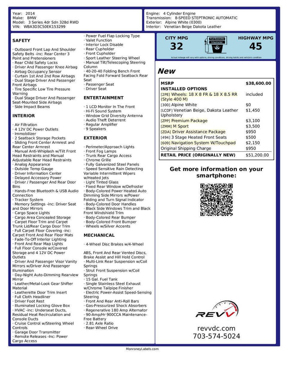 Used 2014 BMW 328d Sedan RWD image 32