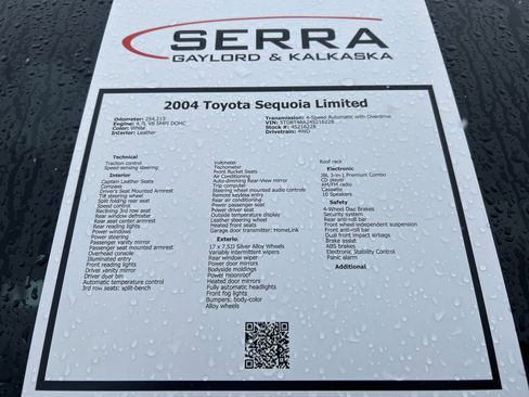 Used 2004 Toyota Sequoia Limited image 29