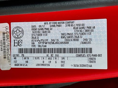 Used 2018 Ford F150 Lariat w/ Equipment Group 502A Luxury image 39