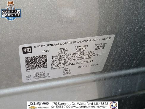 Certified 2024 Chevrolet Blazer LT FWD image 34