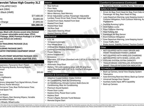 Used 2023 Chevrolet Tahoe High Country AWD/4WD image 24