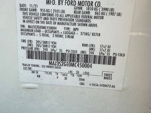 Used 2021 Ford EcoSport SE w/ SE Appearance Package FWD image 12