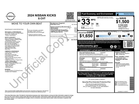 Used 2024 Nissan Kicks S image 21