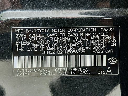 Used 2022 Lexus IS 350 F Sport image 34