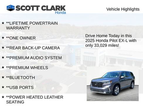 Used 2025 Honda Pilot EX-L image 11
