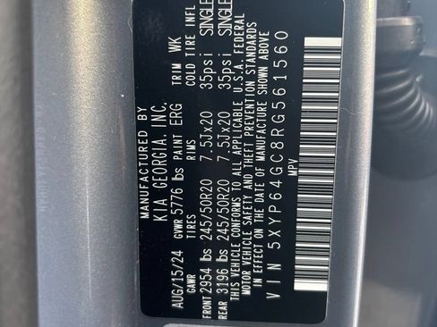 Used 2024 Kia Telluride S w/ S Sunroof Package FWD image 4