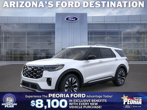 New 2026 Ford Explorer Platinum w/ LUX Leather Package AWD/4WD image 1